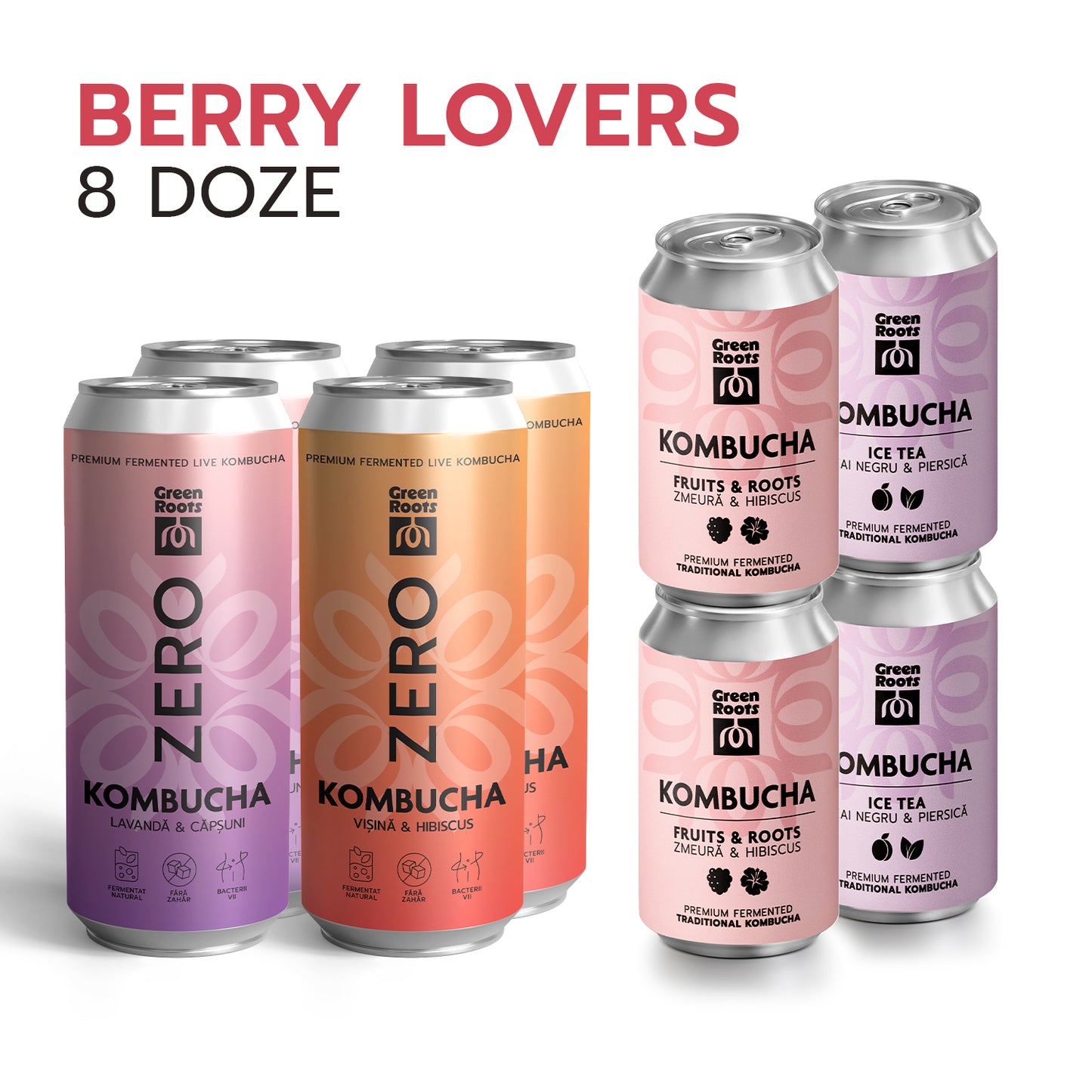 BERRY LOVERS Pack, ECO kombucha