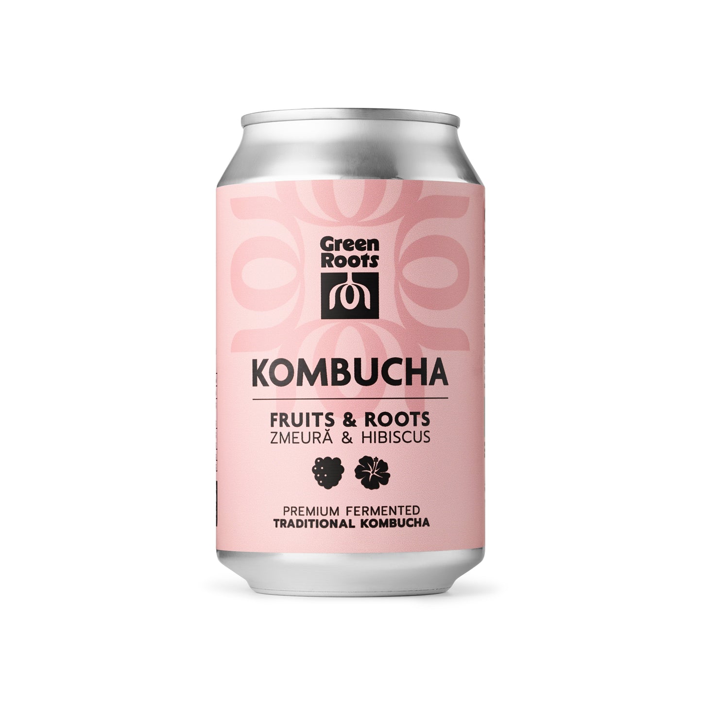 Kombucha FRUITS & ROOTS Zmeură și Hibiscus