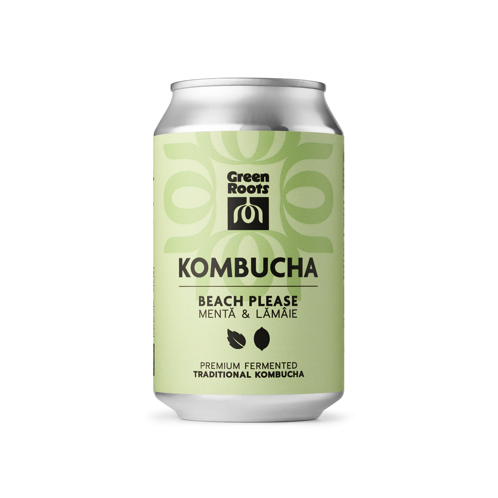 Kombucha BEACH PLEASE Mentă & lămâie