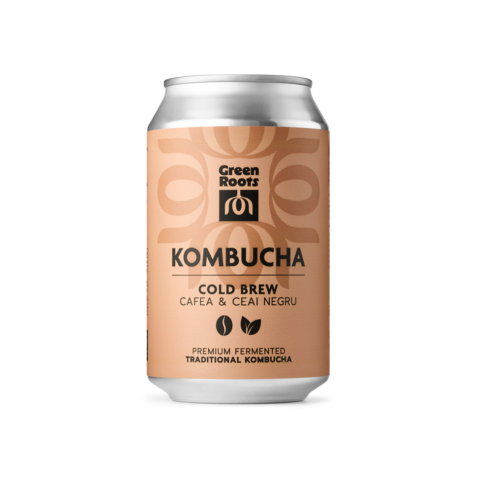 Kombucha COLD BREW Cafea și ceai negru