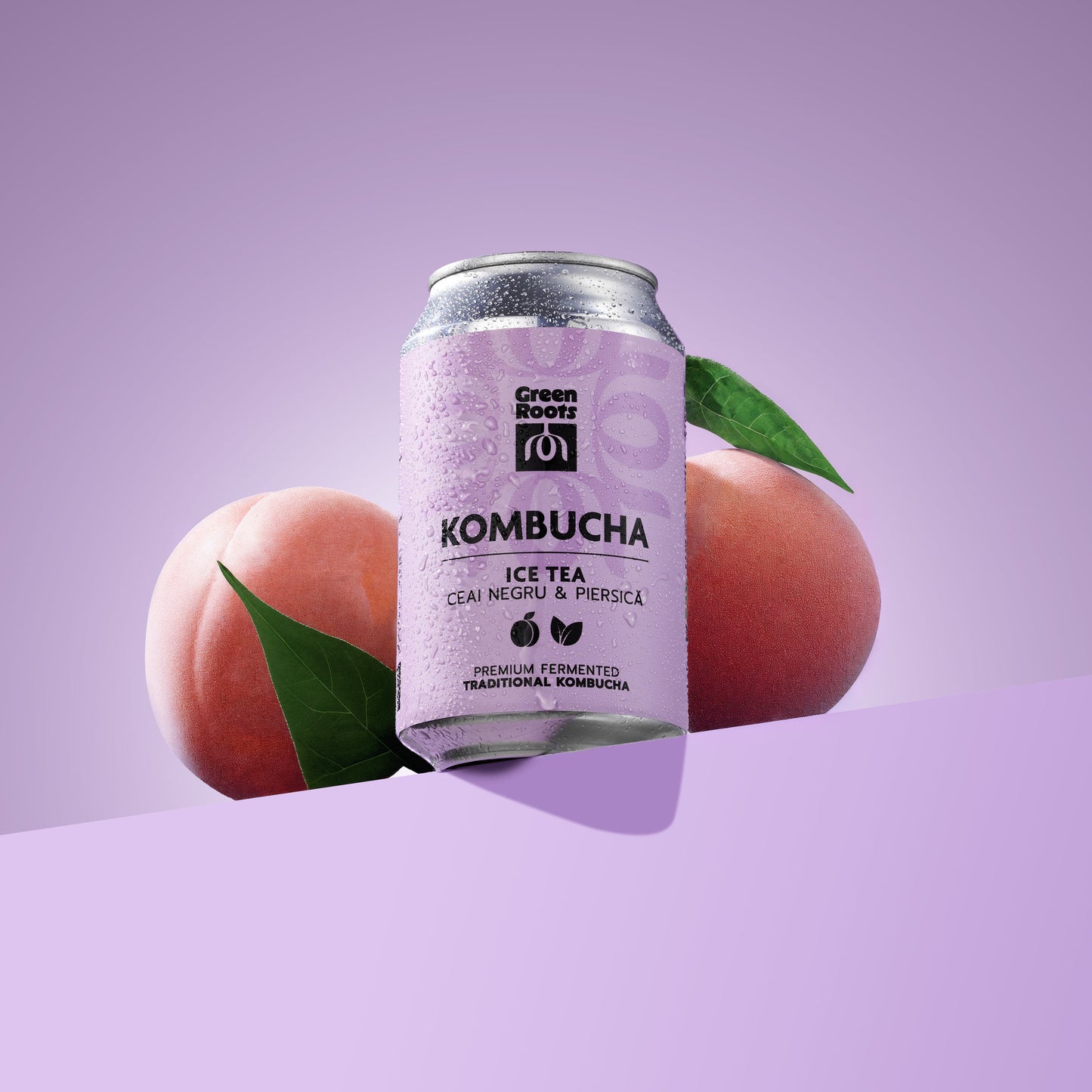 Kombucha ICE TEA Ceai Negru și piersică