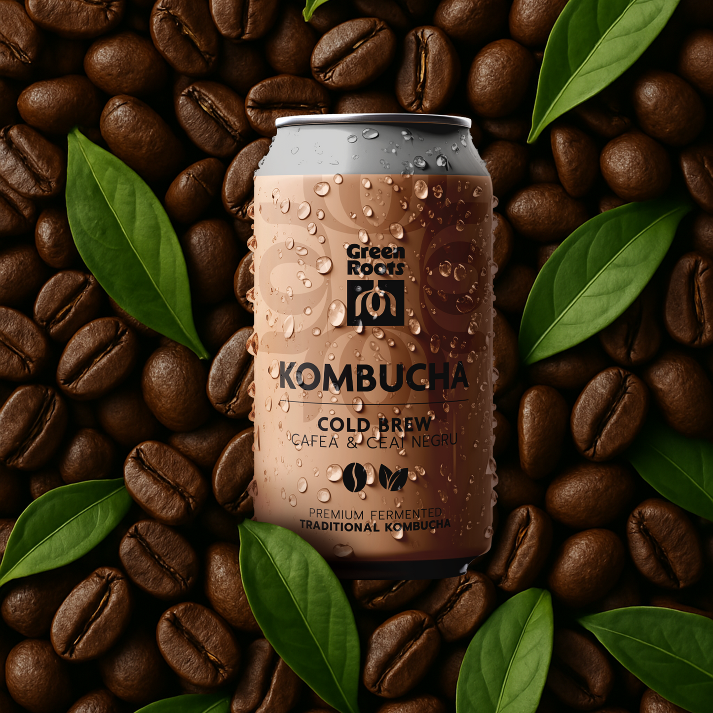 Kombucha COLD BREW Cafea și ceai negru