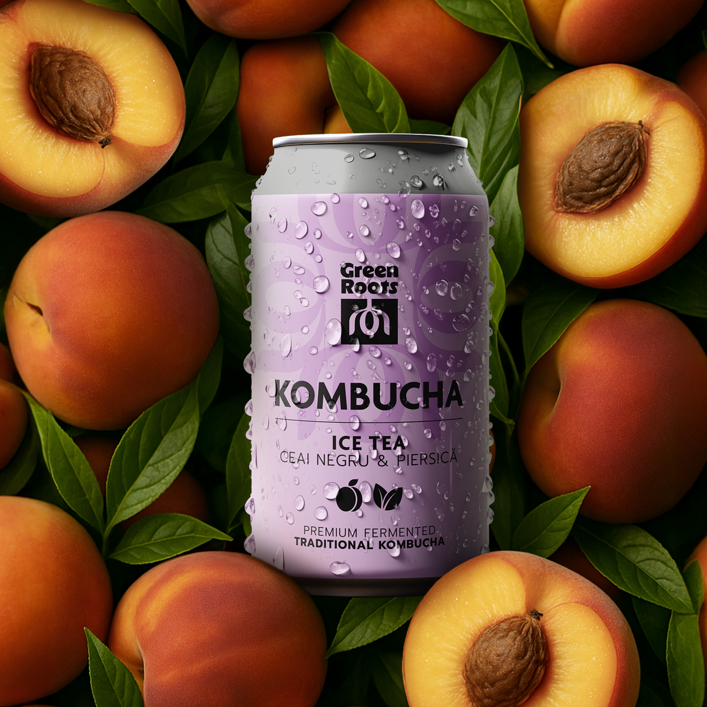 Kombucha ICE TEA Ceai Negru și piersică