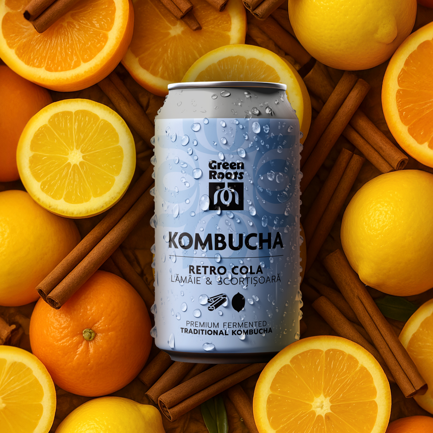 Kombucha RETRO COLA Lămâie și scorțișoară