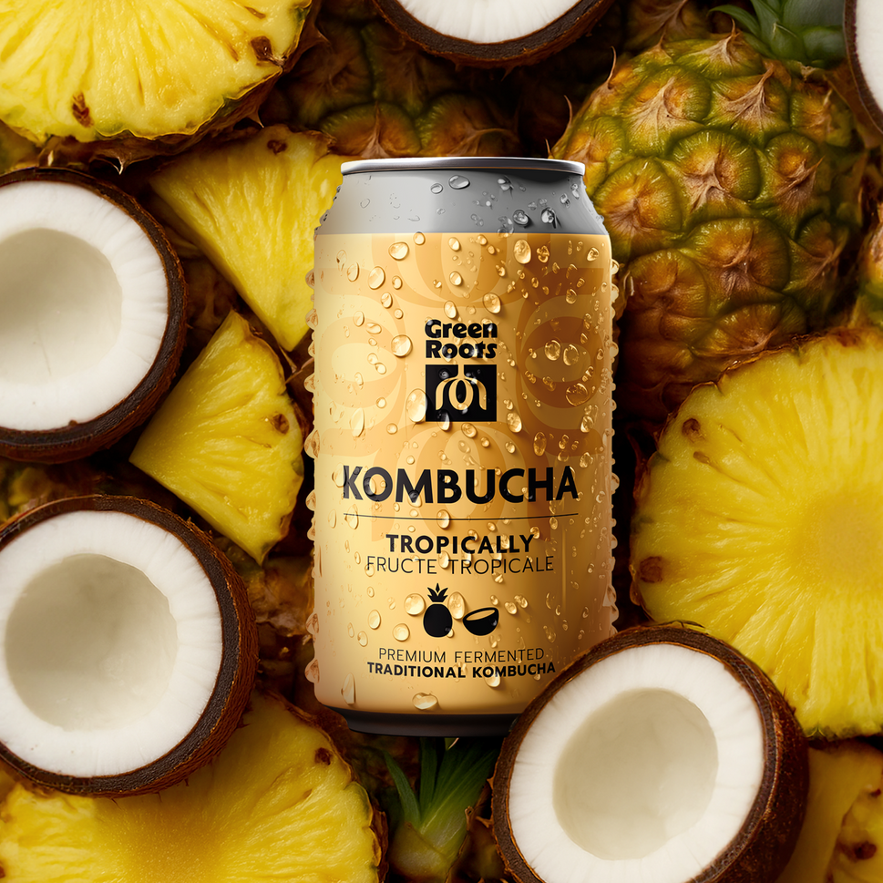 Kombucha TROPICALLY Fructe tropicale