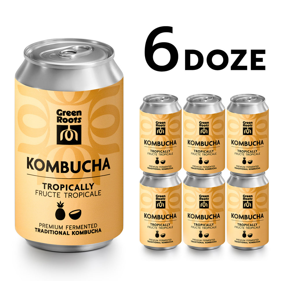 ECO Kombucha, Fructe tropicale, 6 pack