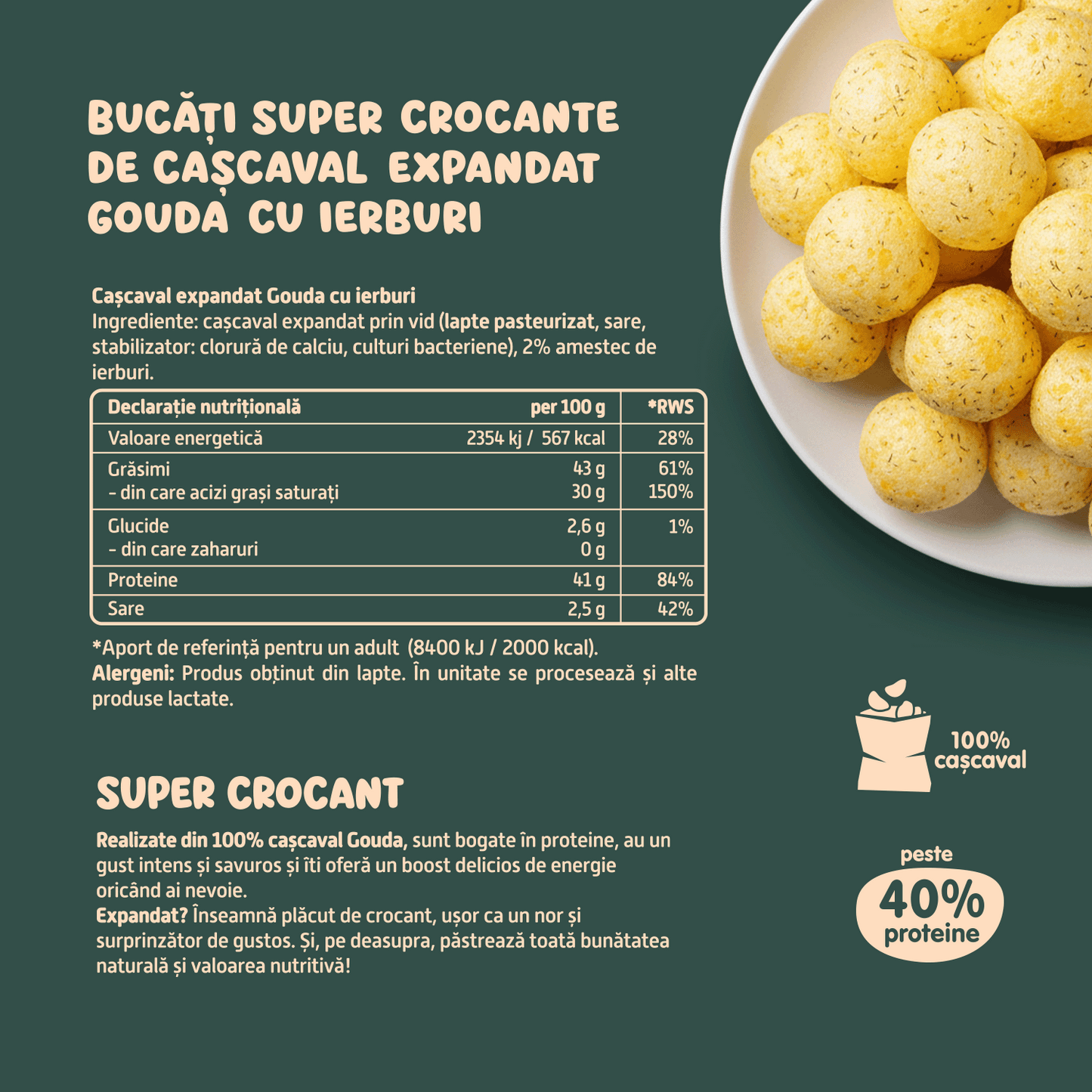 Pufuleți de cașcaval Gouda cu ierburi