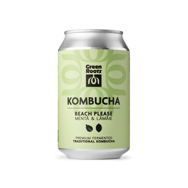 ECO Kombucha BEACH PLEASE Mentă & lămâie