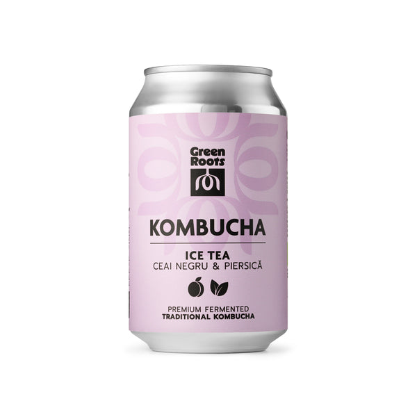 ECO Kombucha ICE TEA Ceai Negru și piersică