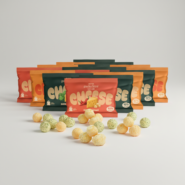 Party package SUPER CRUNCHY 4 arome x 5 buc / fiecare